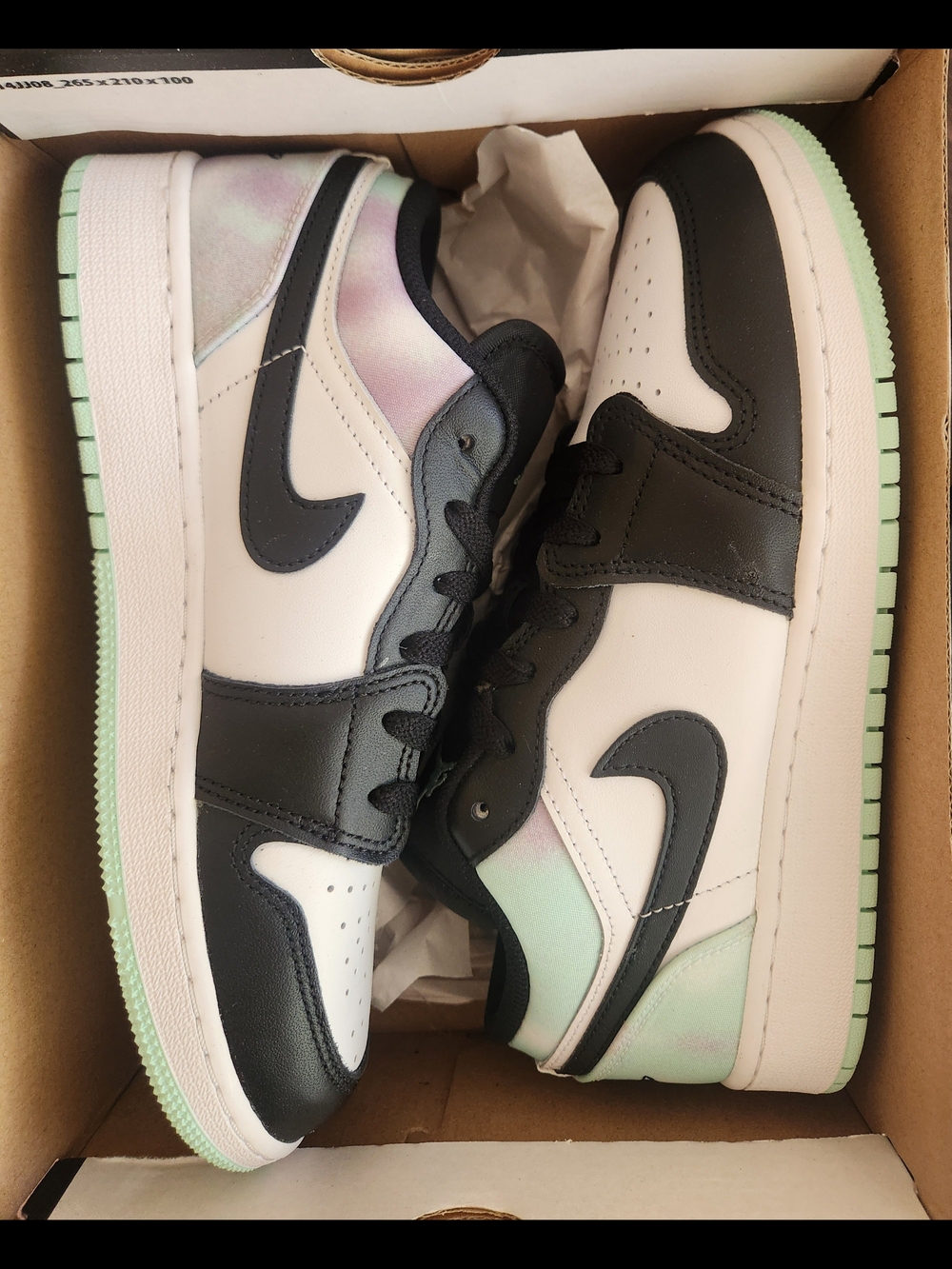 Jordan 1 Low Easter Pastel Tie Dye GS 5.5Y (7W)